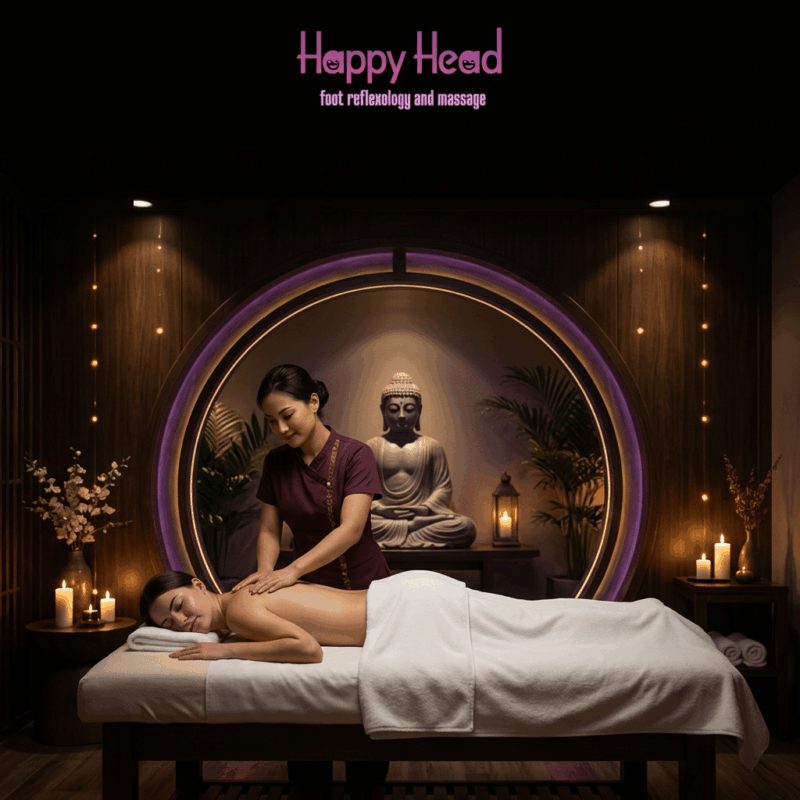 Massage for lower back pain - deep tissue therapy session at Happy Head Massage San Diego