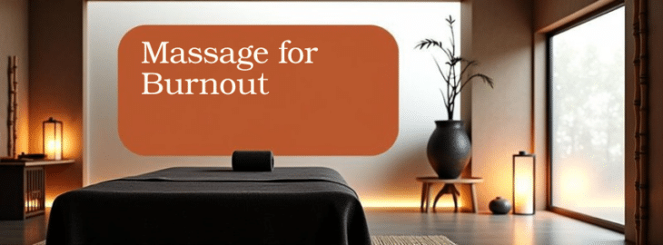 massage for burnout San Diego – serene spa treatment room at Happy Head Massage