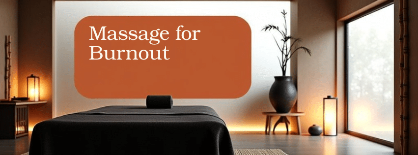massage for burnout San Diego – serene spa treatment room at Happy Head Massage