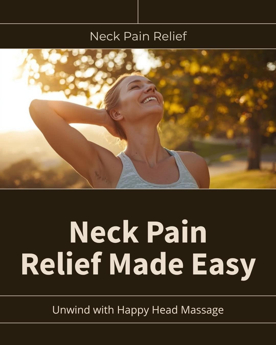 Massage for neck pain in San Diego — natural neck pain relief at Happy Head Massage