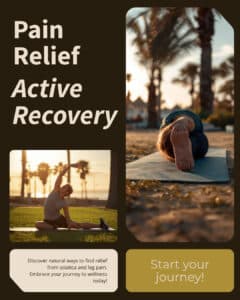 Massage for sciatica in San Diego — outdoor stretching for sciatic nerve pain relief