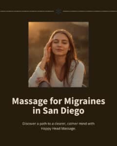 Massage for migraines in San Diego therapy session