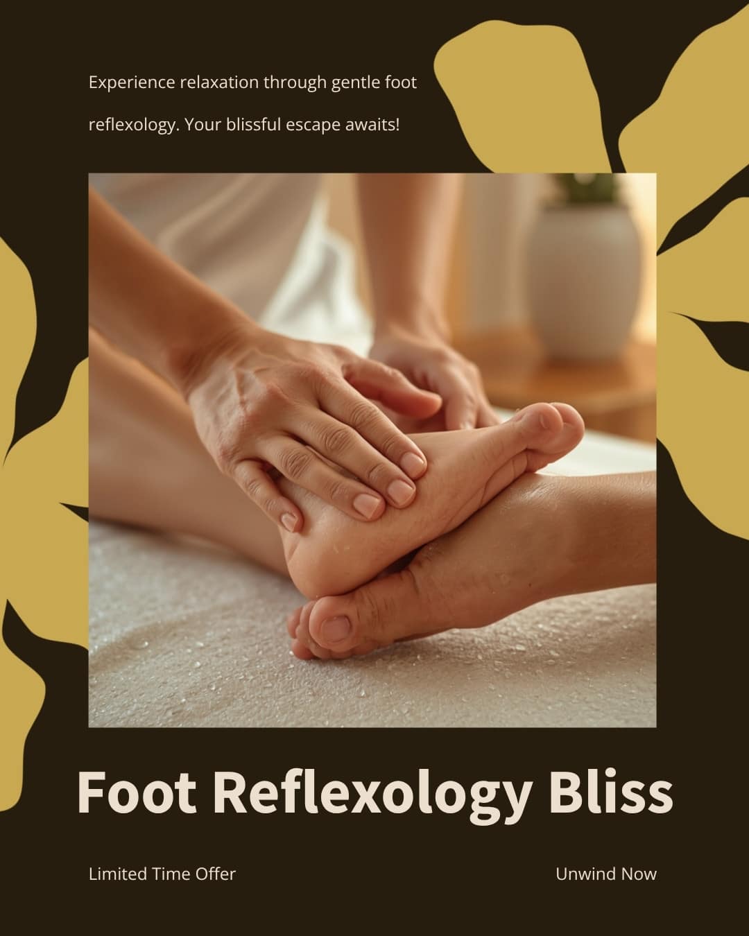 Therapist giving a relaxing foot reflexology in San Diego treatment