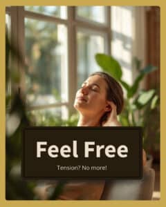 Massage for teachers in San Diego — relaxed person resting in a bright sunlit room after the school year