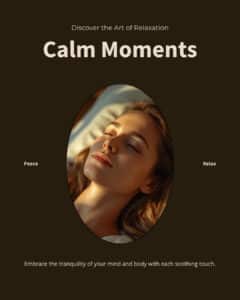 Woman relaxing quietly — talking during a massage etiquette guide